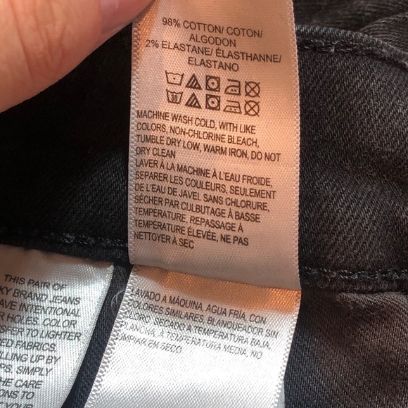 Lucky Brand 410 Athletic Slim 29X32 Brnoit Grey Dx Womens Mid Rise Relaxed Fit - Picture 4 of 13